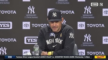 Aaron Boone breaks down win over Toronto & momentum