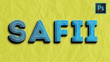 [ Photoshop Tutorials ] 3D Text Effects Adobe Photoshop