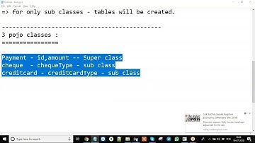 Hibernate Inheritance - Using XML Configurations