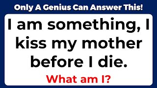 ONLY A GENIUS CAN ANSWER THESE 10 TRICKY RIDDLES | Riddles Quiz  Part 4