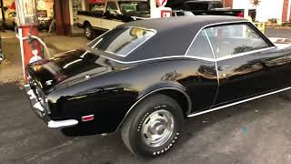 Sold 1968 Triple Black Rotisserie Restored A2 Tuxedo Black 327 Auto for sale $69,900