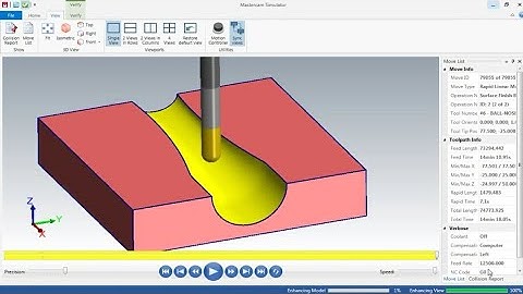 Blend finishing 3D-Drawing & Toolpath Mastercam for biginners