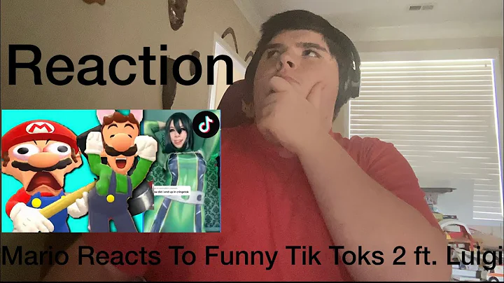Mario Reacts To Funny Tik Toks 2 ft. Luigi REACTION