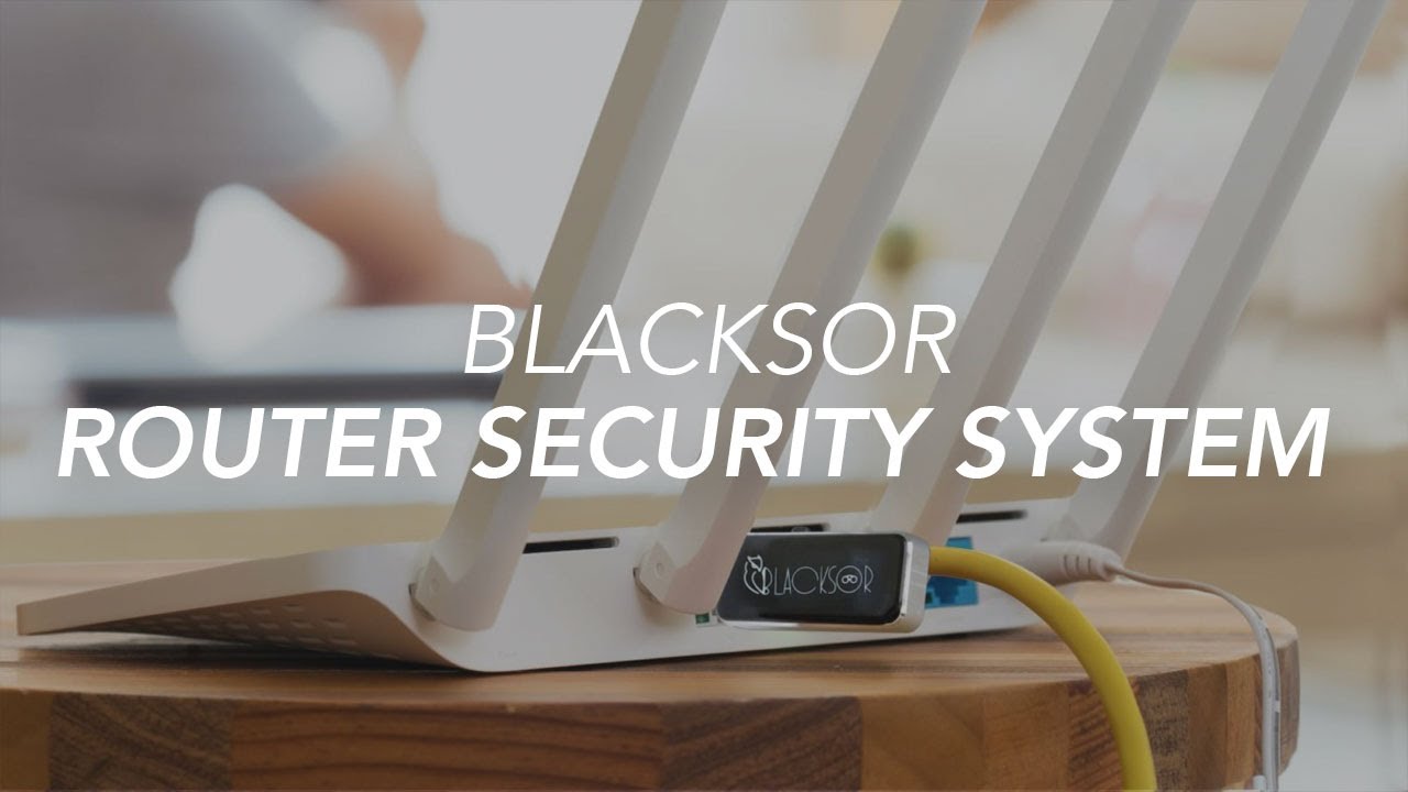 BlackSor plugandplay router security system YouTube