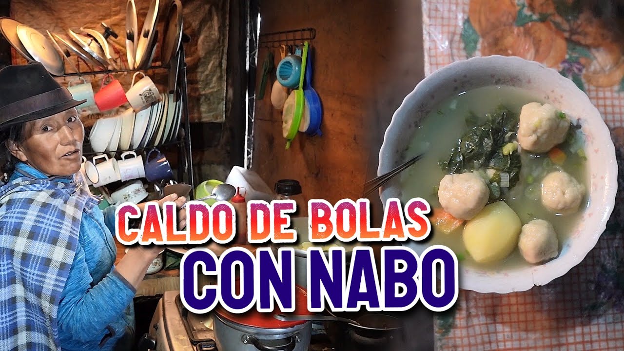 RICO CALDO DE B0LAS CON NABO | Doña Empera
