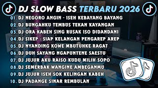 DJ SLOW BASS TERBARU 2026 || DJ NEGORO ANGIN || DJ BUNGAHKU TEMBUS TEKAN KAYANGAN VIRAL TIKTOK