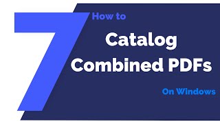 how to catalog your combined file on windows | pdfelement 7