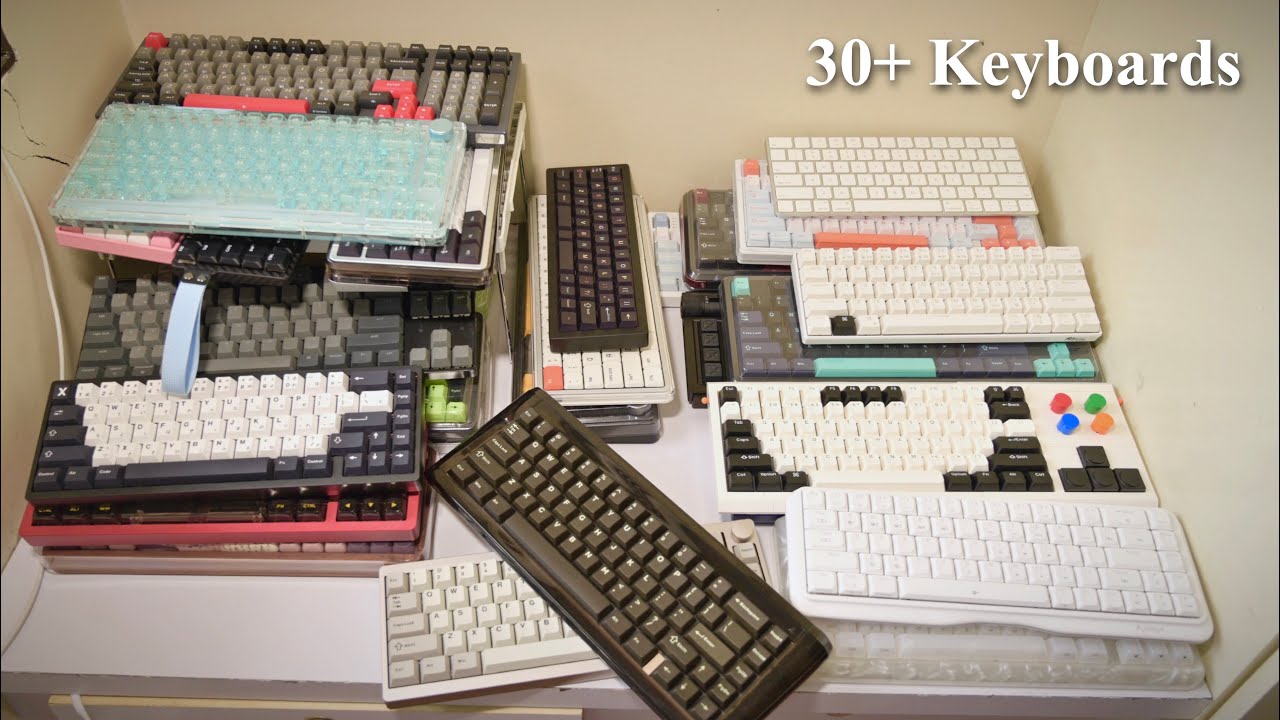 My Whole Keyboard Collection Sound Test… (30+ keyboards) - YouTube