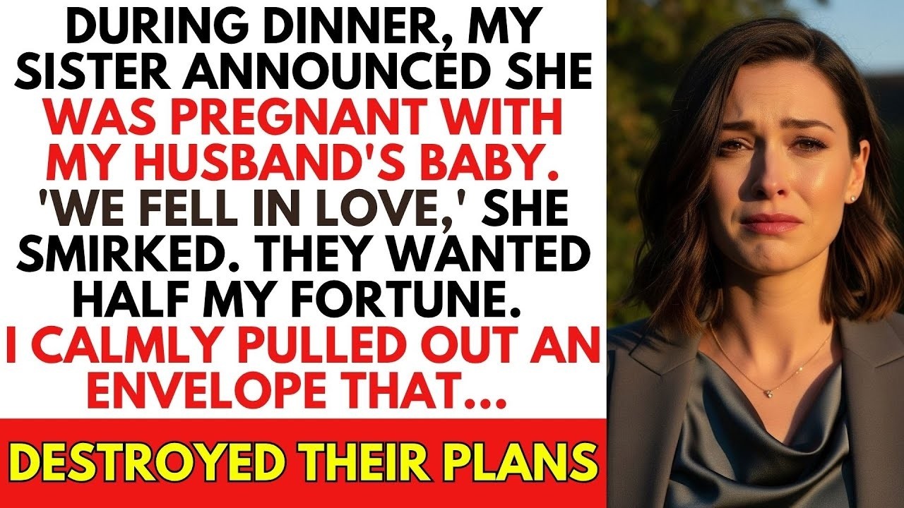 During Dinner, My SISTER Said She Was PREGNANT And That The Father Is My HUSBAND ... But Then I...