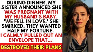 During Dinner, My SISTER Said She Was PREGNANT And That The Father Is My HUSBAND ... But Then I...