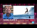 Fernando Aguerre talks Olympic Surfing, COVID-19, and pollution on France 24 (Entrevista en español)