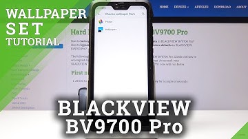 How to Change Wallpaper in BLACKVIEW BV9700 PRO - Update Wallpaper