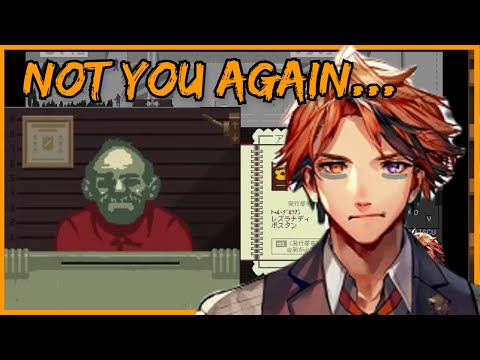Roberu's Jorji Costava Encounters in Papers, Please【Holostars/Eng Sub】