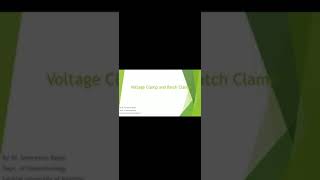 Voltage Clamp and Patch Clamp Techniques