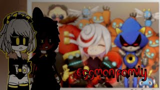 Murder Drones react to Eggman family | AU | X2.0 | 🇲🇽 | 🇺🇸 | 🇧🇷
