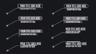 Unlimited Callout Motion Graphics Templates
