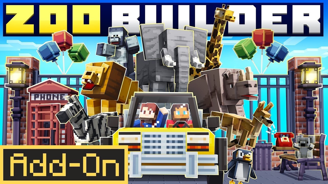 This Zoo Builder Addon is Surprisingly Good! Minecraft Bedrock Review