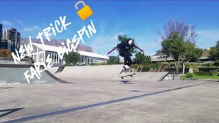 Leant fakie Bigspin and Rock to Fakie TODAY