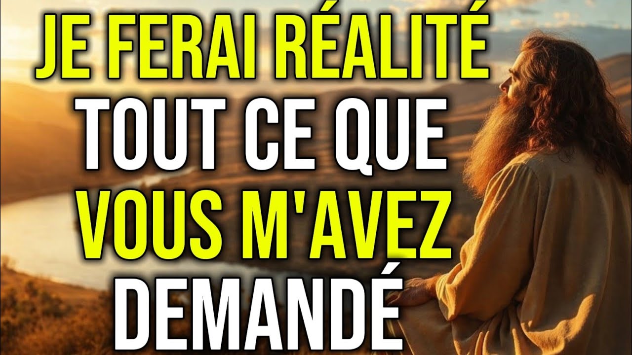 Dieu te dit aujourd'hui : Je ferai de tout ce que tu m'as demandé une réalité | Dieu est mon guide