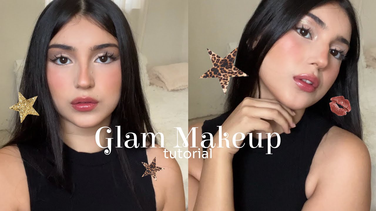Glam makeup tutorial💋 explicado detalladamente 