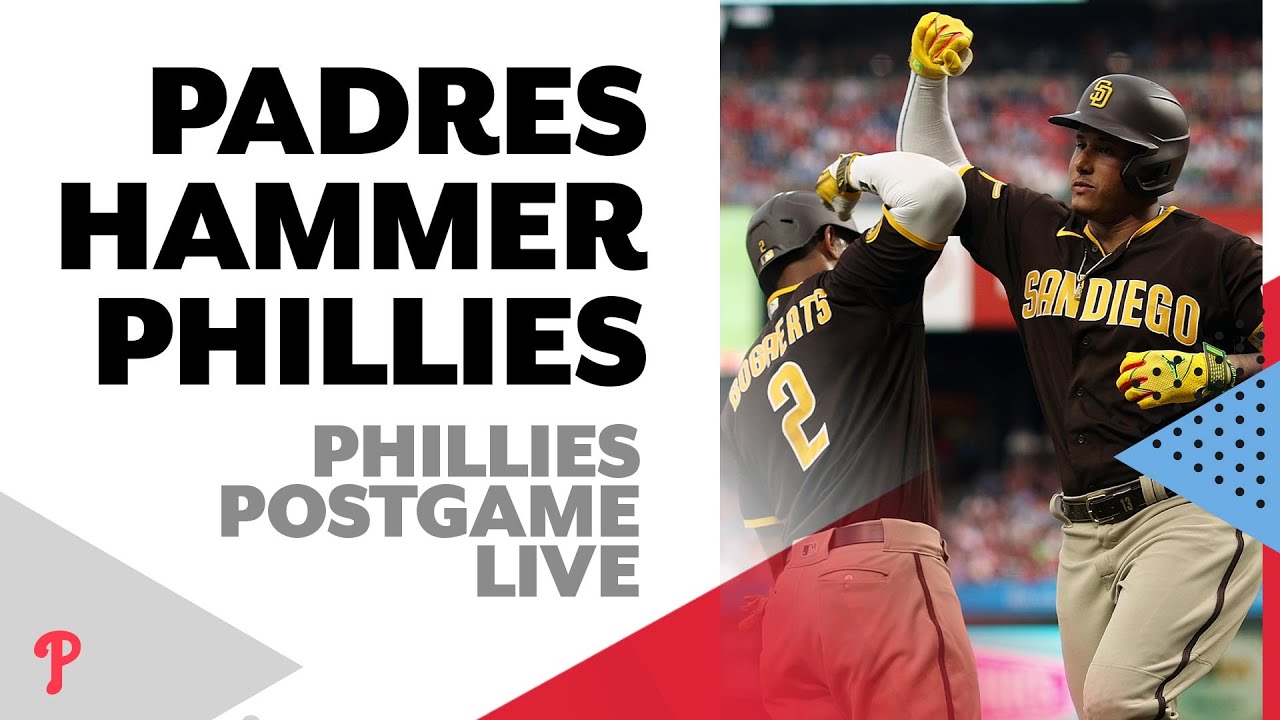 Padres hammer Phillies to start the second half of the season Phillies Postgame Live