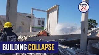 Durban building collapse - two trapped under rubble