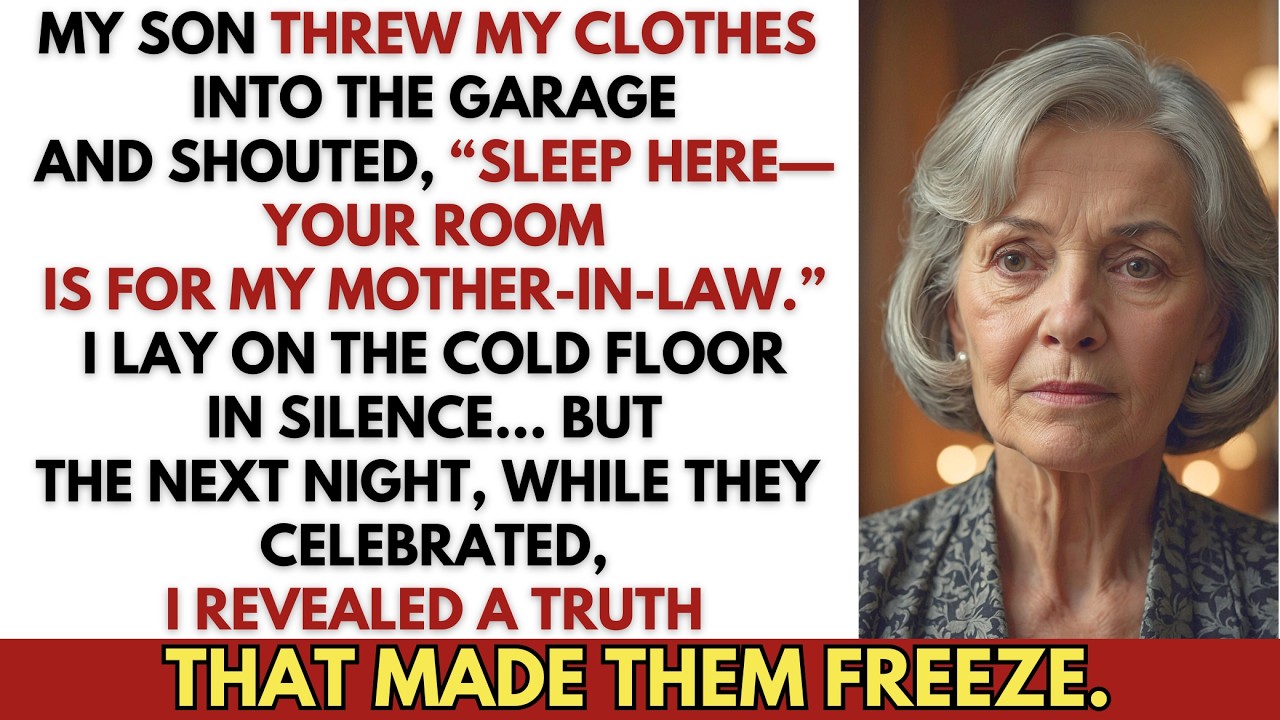 My Son Shouted in My Face: “You’ll Sleep in the Garage, the Room Is for My Mother-in-Law” — So I…