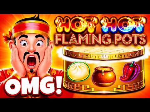 🚨OMG!🚨 TRIPLE POP and MORE in NEW HOT HOT FLAMING POTS slot at the PALAZZO in LAS VEGAS!