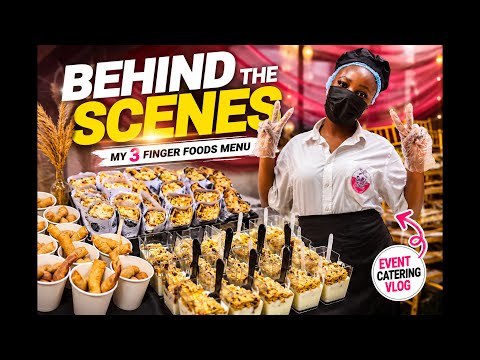 Behind the Scenes: Catering an Event with Just 3 Finger Foods! 
