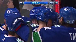 Tyler Toffoli Snaps Canucks Goal After Nice Feed From Elias Pettersson