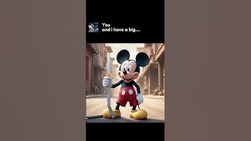Mickey Mouse playing with his Dad 😂 #ai #aiart #chatgpt
