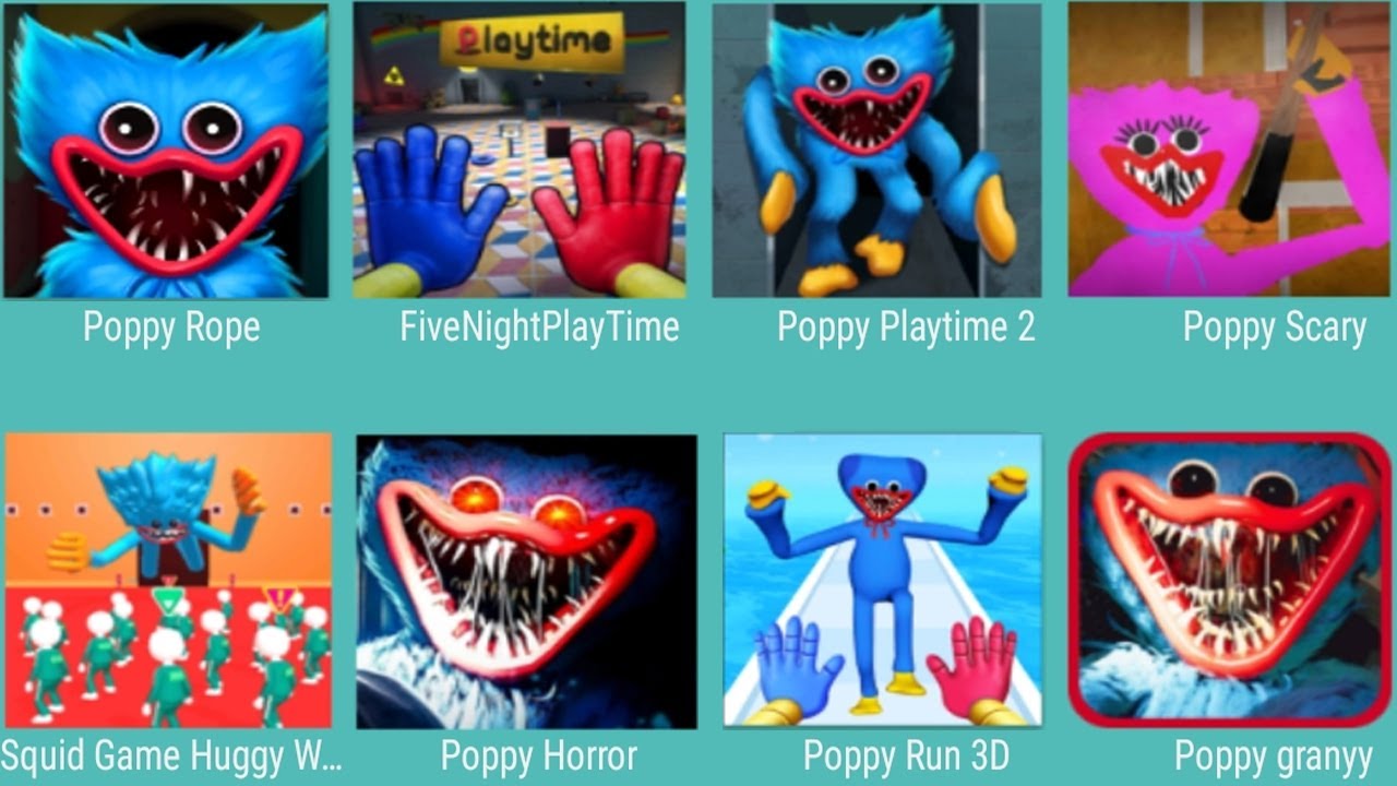 Poppy Rope Game Poppy Rope Game,FiveNight Playtime,Poppy Playtime 2,Poppy Scary,Squid ...