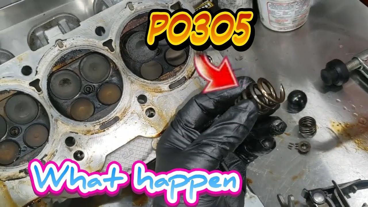 If your motor was making this noise with a P0305 Check Engine Light ...