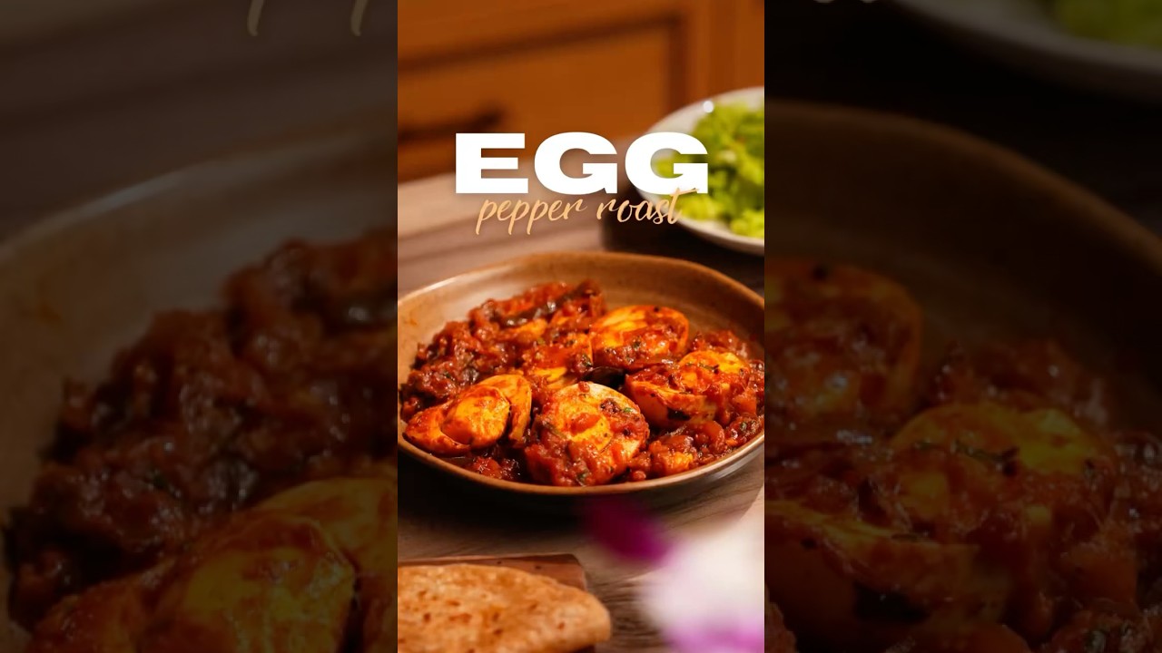 Easy & Quick Egg Pepper Roast Recipe 🙌 