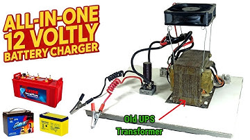 All-in-One , 12V , Battery , Charger , from , Old , UPS , Transformer , DIY Project