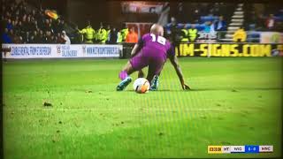 MAN CITY VS WIGAN ATHLETIC- Fabian Delph Red Card Pepe Guardiola reaction