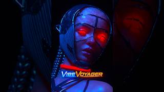 VibeVoyager – Neon Ritual Awakening | Futuristic Cyber-Mystic Visual
