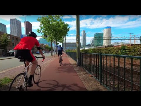 ⁴ᴷ⁶⁰ Afternoon Cycling in The Hague - Netherlands.