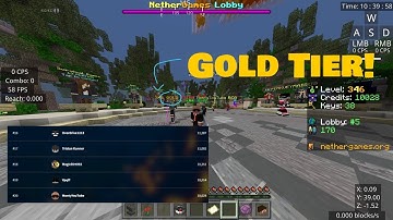 I Got Gold Tier on Nethergames!
