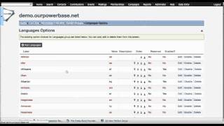PowerBase - Adding Language Options