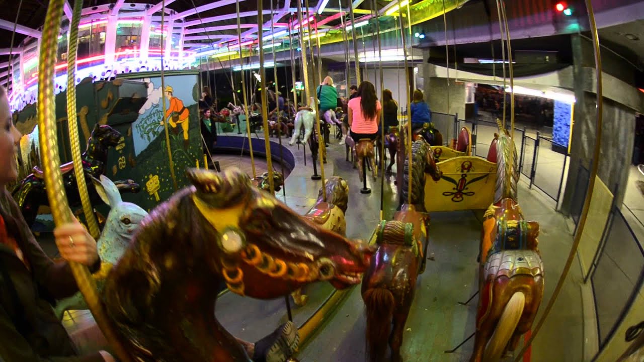Ride the Merry Go Round at Lakeside Amusement Park YouTube
