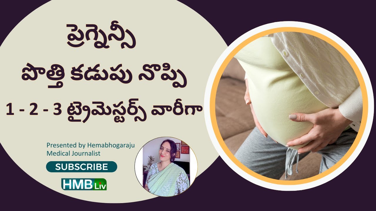 ప్రెగ్నెన్సీ కడుపు నొప్పి 1-2-3 ట్రైమెస్టర్స్ వారీగా డిటైల్డ్ వీడియో  | Women & Child Health