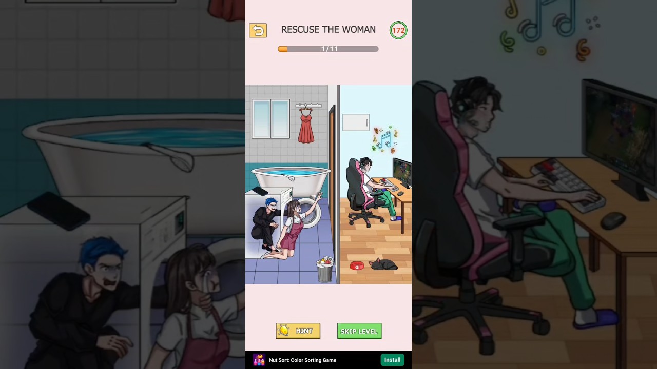 Tricky twist Level 139 Rescue the women 