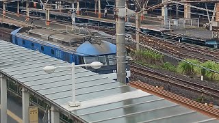 【1時間37分遅れ】臨8090レ【新】B8090　EF210-344号機+日鐵チキ9B 28本長万部向け150メートルロングレール輸送