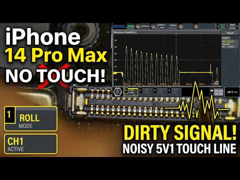 iPhone 14 Pro Max No Touch: Oscilloscope vs. Diode Mode (Finding the Hidden Short!)