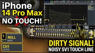iPhone 14 Pro Max No Touch: Oscilloscope vs. Diode Mode (Finding the Hidden Short!)