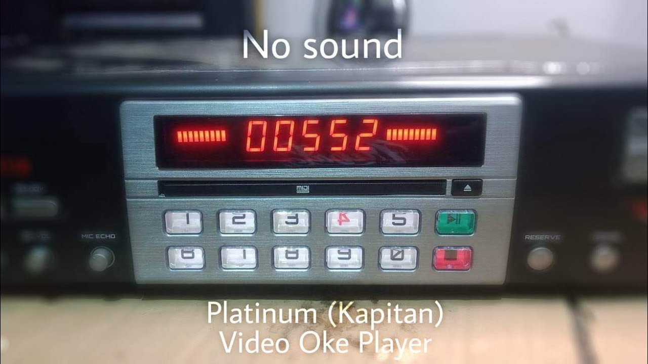 Platinum(kapitan) video oke player, NO SOUND