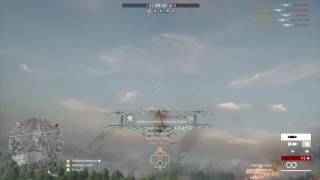 Battlefield 1 - 11 kills with Attack plane in one bombing run (PS4)