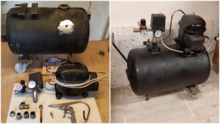 Buzdolabı Motorundan Kompresör Yapımı / Making a Compressor from a Refrigerator Engine