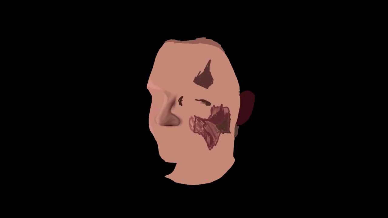 ProCreate Creating a Face From a Photo Time Laps